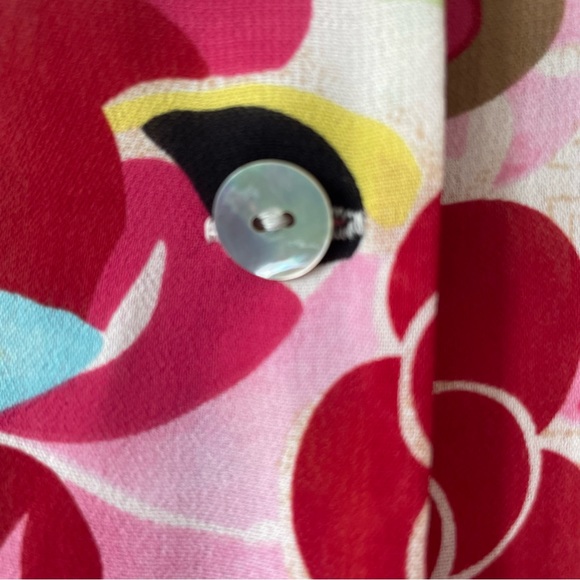 Belissimo Pink Floral Blouse Size 1X - Picture 9 of 10